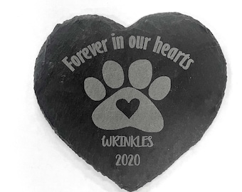 Dog Memorial Garden Stone - Pet Memorial Gift - In Memory - Dog Pet Loss - Bereavement Gift - Dog Stepping Stone - Outdoor Memorial 7407