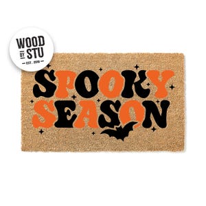 Doormat Spooky Season Halloween - Funny Doormat - Welcome Mat - Funny Door Mat - Fall Autumn Decor Gift - Home Doormat Cute Coir Mat 1756**
