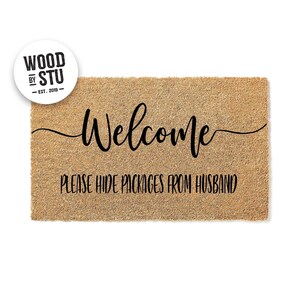 thumbnail image 2 of Home Sweet Home Family Lover Custom Husband Wife Couple Personalized Doormat P31334 2 of 13