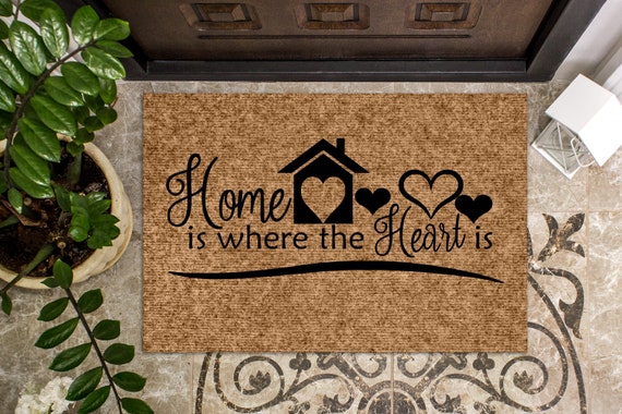 Home Heart Doormat