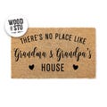 Custom Doormat: There's No Place Like Grandma and Grandpa's House 1449