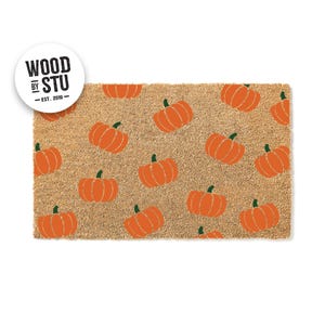 Doormat Pumpkin Pattern Door Mat - Fall Doormat - Welcome Mat - Cute Pumpkin Halloween Its Fall Yall Autumn Decor Gift - Home Doormat 1745**