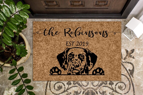 dalmatian doormat