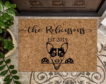 Carolines Treasures Welcome Friends Jack Russell Terrier Puppy Doormat 24hx36w Multicolor Carolines Treasures Welcome Friends Jack Russell Terrier Puppy Doormat 24hx36w Multicolor