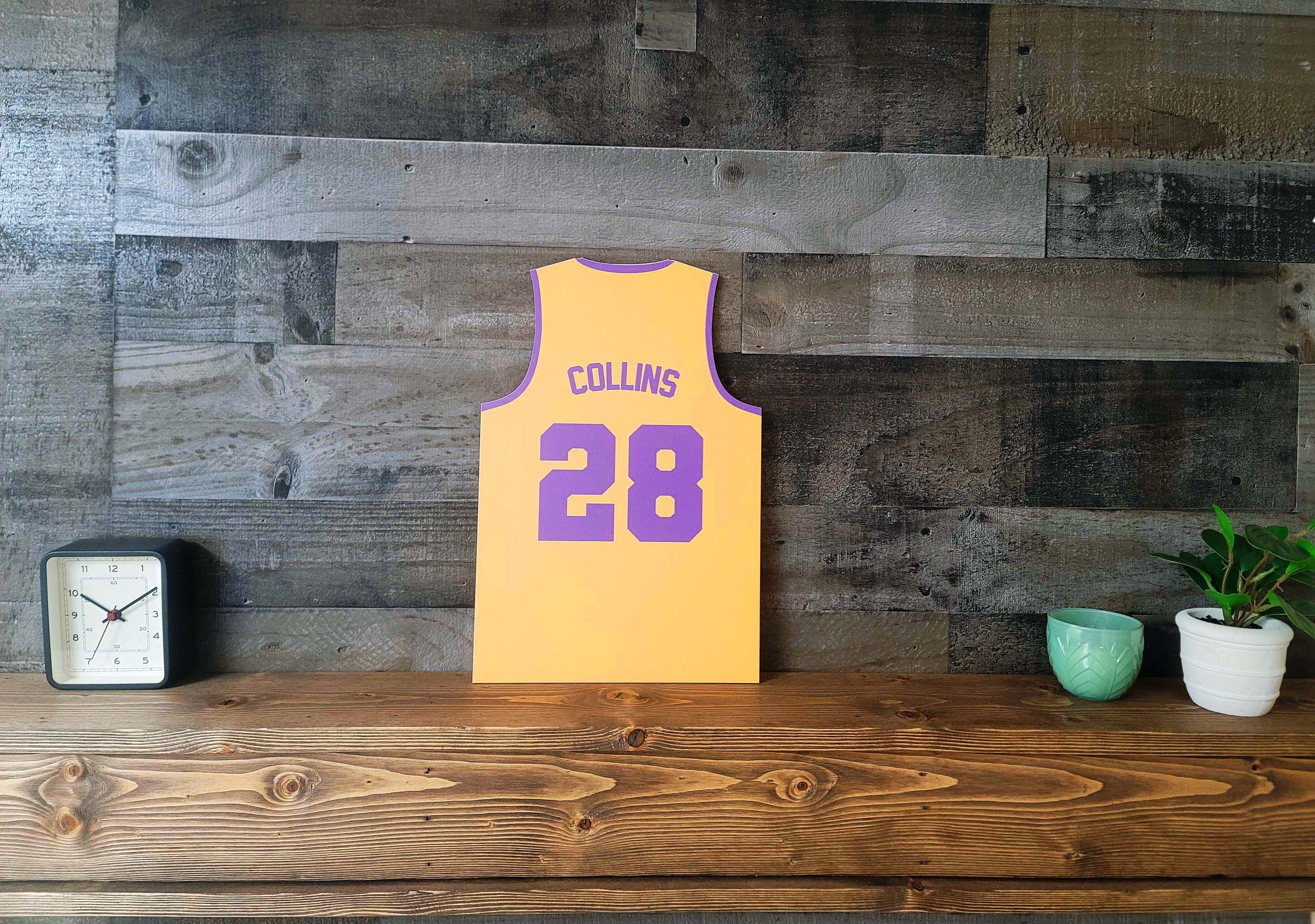 Personalized Basketball Jersey Sign, 17x21 inch Wood Sign