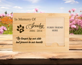 Pet Memorial Keepsake, Personalized Dog Remembrance Gift for Loss of Furry Friend Sympathy