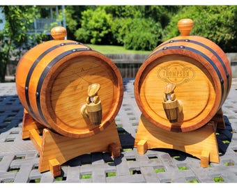 Personalized Whiskey Barrel, Bourbon Barrel Dispenser, Groomsmen Gift, Personalized Gift, Oak Whiskey Wedding Birthday, Groomsmen Gifts