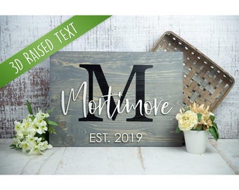 Personalized Wedding Gift: Custom Names for Newlyweds 7001