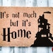 Its Not Much But Its Home | HP | Geek Chic Doormat | Nerdy Housewarming Gift | Doormat Closing Gift | Welcome Doormat | Home Decor 