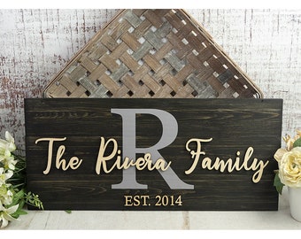 Wedding Gift | Last Name Sign | Monogram Sign | Family Name Sign | Anniversary Gift | Established Sign | Pallet Sign | Wedding Sign