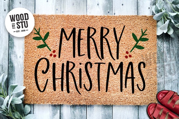 Christmas Doormat Welcome Doormats Merry Christmas Home Decor Door