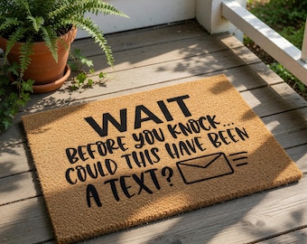 Funny Doormat, Funny Welcome Mat, Housewarming Gift, New Home Gift, Front Door Mat, Closing Coir Doormats, Welcome Doormat
