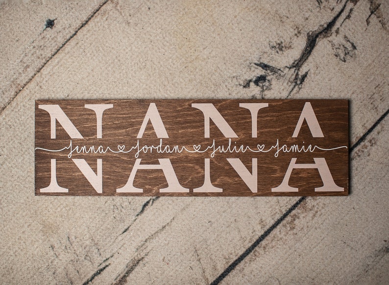 Nana Mothers Day Gift Nana Sign Gift for Nana Rustic | Etsy