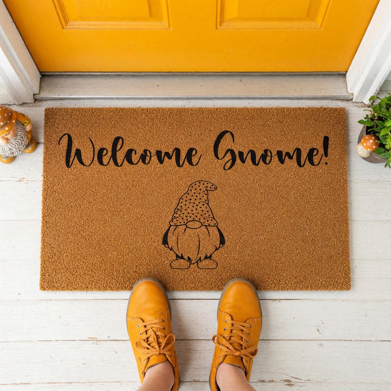 WoodByStu Welcome Gnome Doormat - Thumbnail 5