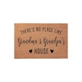 Grandma and Grandpa Welcome Mat, Coir Doormat for Birthday Christmas, Grandparents Day Gift