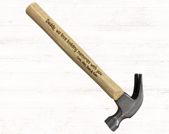 Engraved Hammer | Mens Christmas Gift | Personalized Hammer |  Monogram Gift for Dad | Gift for husband | gift for him | Papa Gift