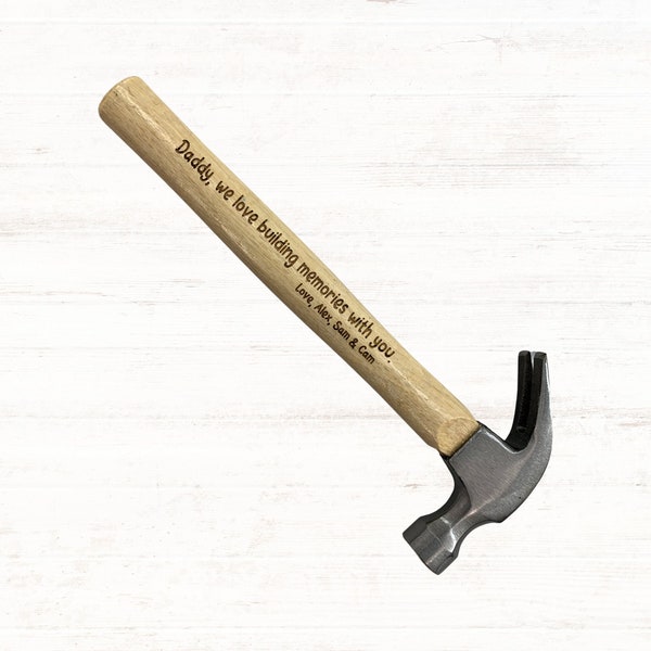 Engraved Hammer | Mens Christmas Gift | Personalized Hammer |  Monogram Gift for Dad | Gift for husband | gift for him | Papa Gift