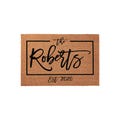 Custom Personalized Doormat: Family Name, Wedding Gift, Housewarming Gift, Engagement, Newlywed, Welcome Mat, Door Mat