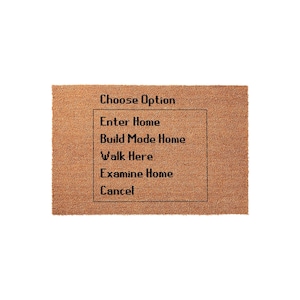 Build Mode Home Doormat - Housewarming Gift - Gamer Welcome Mat