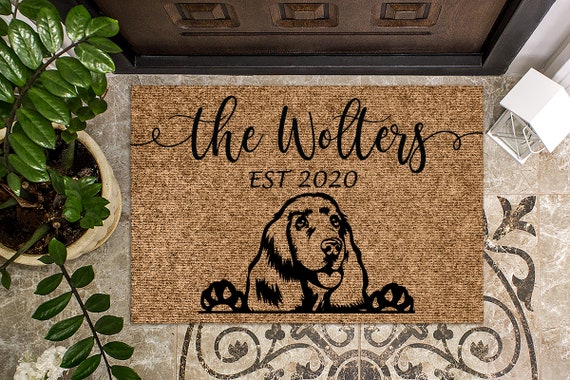 cocker spaniel doormat