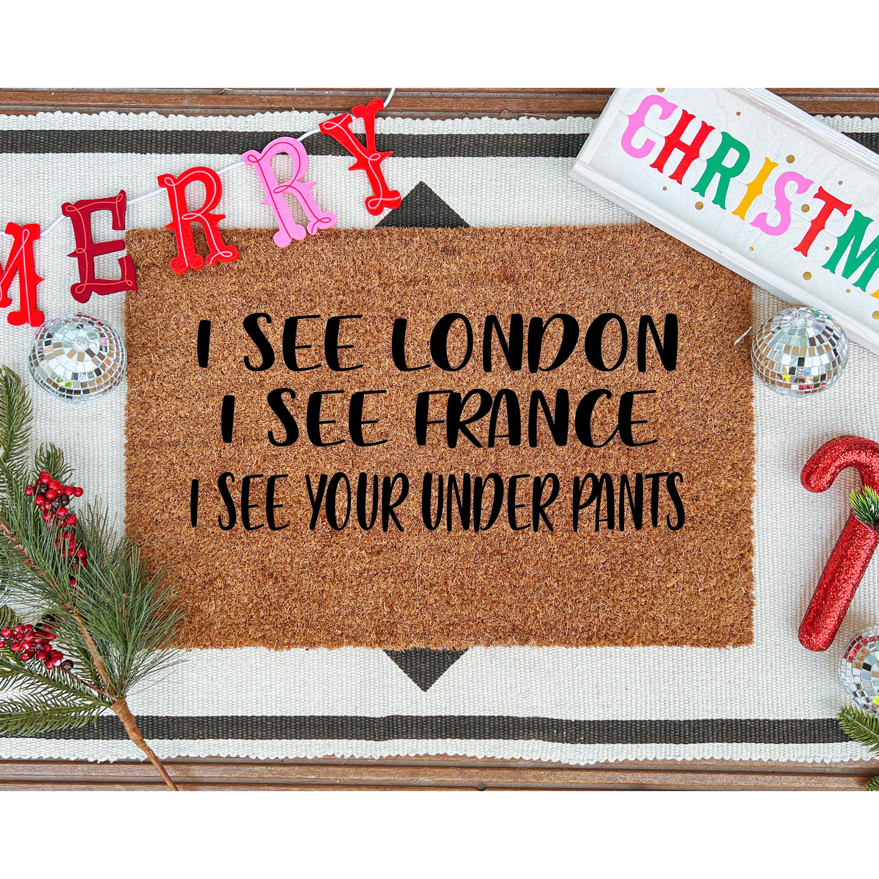 I See London I See France Door Mat