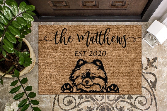 pomeranian doormat