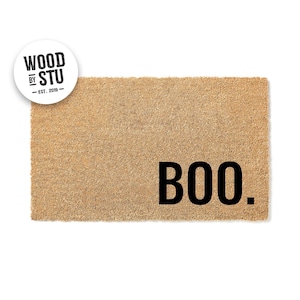 Doormat Boo Halloween - Funny Doormat - Welcome Mat - Funny Door Mat - Fall Autumn Decor Gift - Home Doormat - Halloween Doormat 1744**