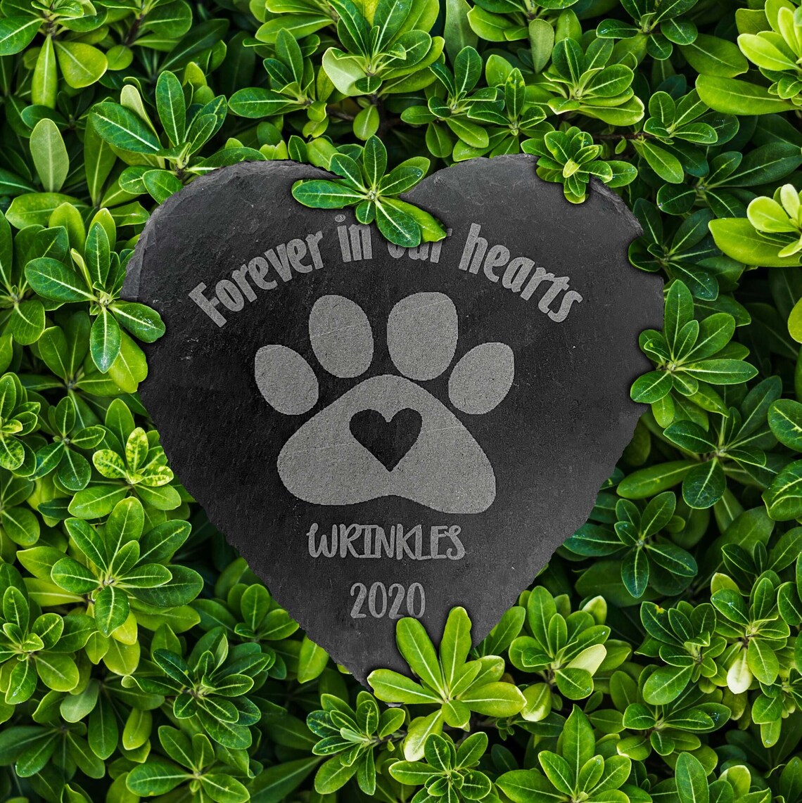 Dog Memorial Garden Stone Pet Memorial Gift in Memory Etsy