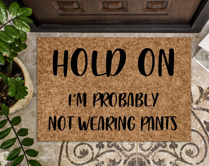 Keys Glasses Phone Debit Card Purse Iron Stove Funny Doormat Etsy