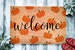 Welcome Pumpkin Pattern Door Mat | Fall Doormat | Welcome Mat | Cute Pumpkin Fall Door Mat | Fall Autumn Decor Gift | Home Doormat 