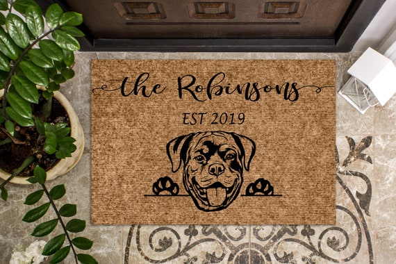 rottweiler doormat