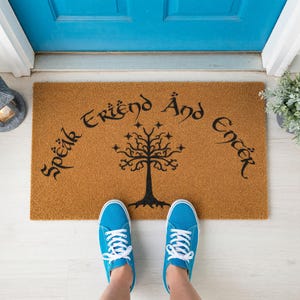 Speak Friend And Enter Doormat, Fantasy Movie Fan Gift