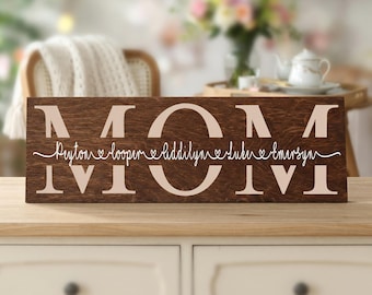 Mothers Day Gift For Mom, Wood Sign, Grandma, Nana, Mimi, Grammy, Nonna