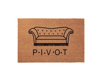 Friends TV Show Doormat, Pivot Couch Welcome Mat, Funny Housewarming Gift, Friends Gifts, New Home Gift, Funny Welcome Doormat