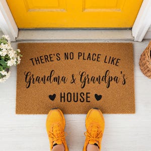 there is no place like mof and pop's house door mat