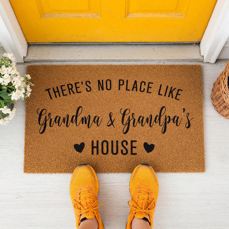 there is no place like mof and pop's house door mat
