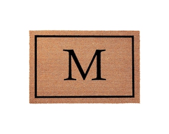 Personalized Monogram Doormat, Custom Initial Door Mat, Housewarming Gift, Welcome Mat, Wedding Gift, New Home Decor, Entryway Rug