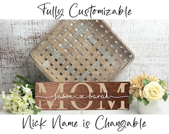 Mothers Day Gift | Mom Sign | Gift for Mom | Rustic Sign for Mom | Family Sign Gift Idea | Personalized Mothers Day Gift