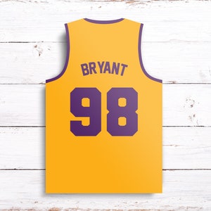 Personalized Basketball Sports Jersey Wood Cutout Hanging Sign - Laser Cut Kids Sports - Custom Sign - Sports Room Decor - Wood Cutout 7008