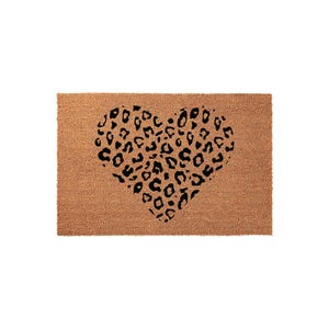 Leopard Print Animal Pattern Doormat, Front Porch Welcome Mat, New Home Gift