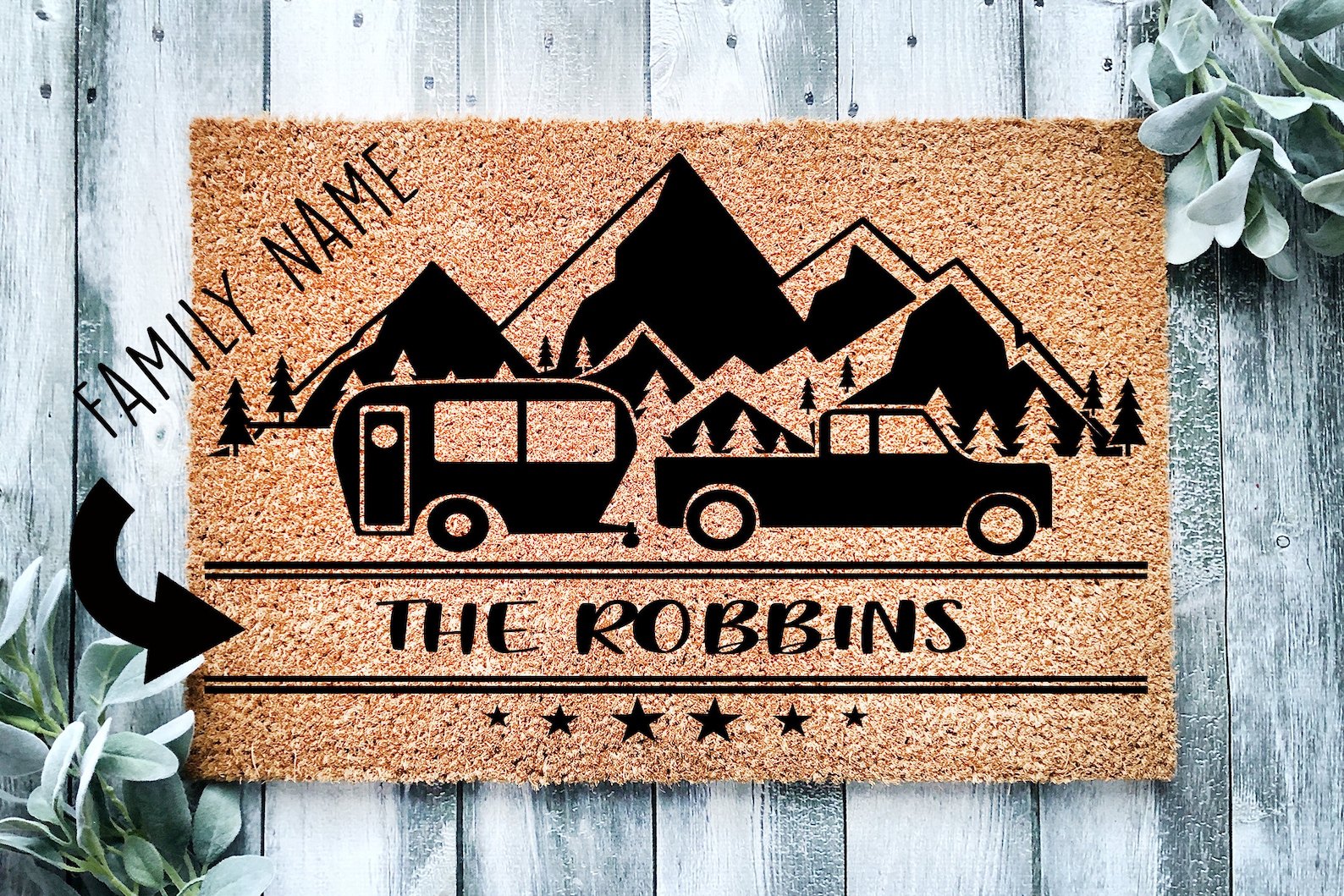 Camping Gift Camping Mat Custom Door Mat Etsy