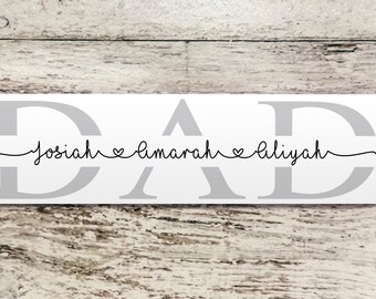 Dad Fathers Day Gift | Dad Sign | Gift for Dad | Rustic Sign for Dad Gift Idea | Personalized Fathers Day Gift for Dad