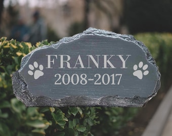 Custom Pet Memorial Stone, Pet Loss Gift, Grave Marker, Personalized Memorial, Engraved Stone, Dog Gift, Garden, Dog Grave Marker