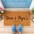 Nana & Papa's House Doormat - Mother's Day Gift - Grandparent Welcome Mat