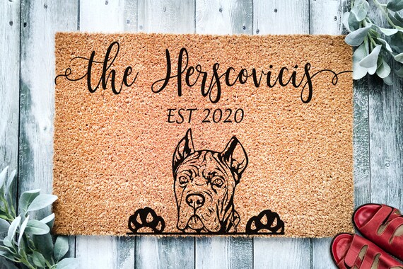 cane corso doormat