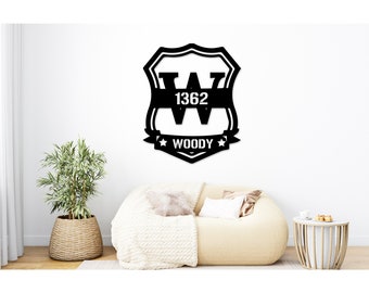 Police Badge Wood Cutout, Officer Gift, Law Enforcement Decor (7212)
