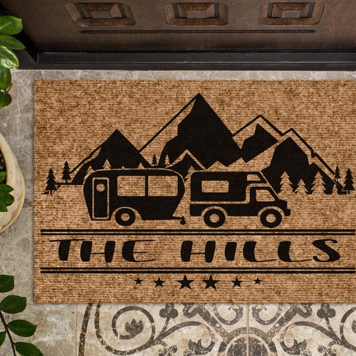 Camping Gift Camping Mat Custom Door Mat Etsy