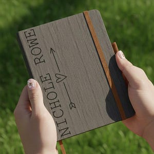 Journal personnalisé en similicuir, carnet personnalisé avec nom, cadeau de remise des diplômes, cadeau d'anniversaire, cadeau pour elle, pour lui, agenda