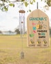 Personalized Wind Chimes Gift | Grandma Gift Chime | Mother's Day Gift | Custom Wind Chime | Grandparent's Day Gift | Gift for Grandma 