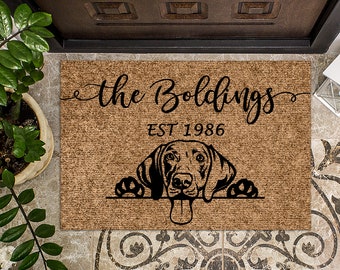 Weimaraner doormat cheap